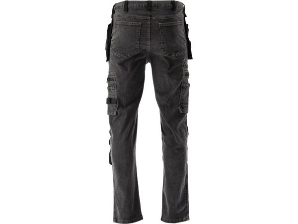 Elastīgas džinsa bikses STRETCH JEANS STEEL GREY, 2XL izmērs YATO YT-79065 - Image 9