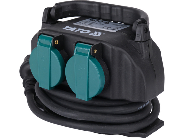 IP44 dārza kontaktligzda 4x230V YATO YT-81270 - Image 4