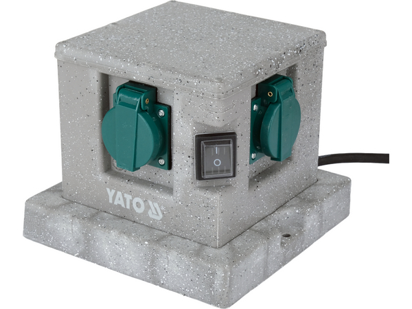 IP44 dārza kontaktligzda 4x230V YATO YT-81272 - Image 2