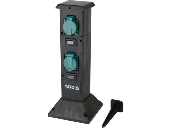Dārza staba kontaktligzda IP44 4x230V YATO YT-81274