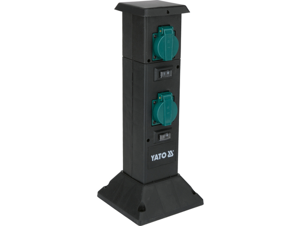 Dārza staba kontaktligzda IP44 4x230V YATO YT-81274 - Image 3