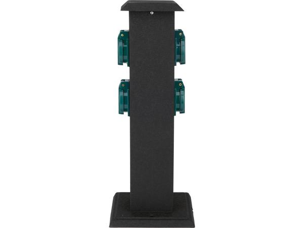IP44 tērauda dārza staba kontaktligzda 4x230V YATO YT-81275 - Image 3