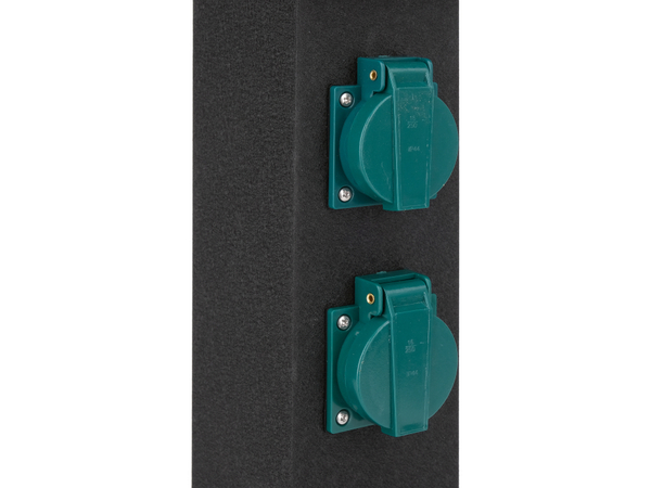 IP44 tērauda dārza staba kontaktligzda 4x230V YATO YT-81275 - Image 4