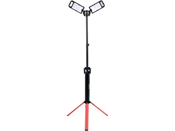 Pārnēsājams prožektors 5000 lm, darbināms ar elektrotīklu/baterijām. YATO YT-81811