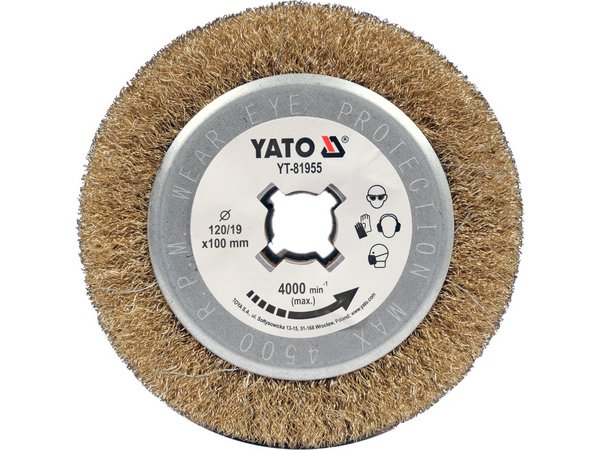 Satīna birste 120x100x19mm YATO YT-81955 - Image 3