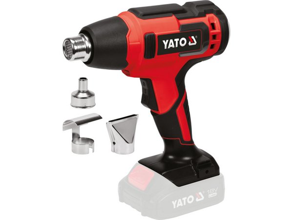 AKUMULATORA TEHNISKAIS FĒNS 2 ĀTRUMI,18V 550°C/(bez akumulatora un lādētāja) YATO YT-82285 AKUMULATORA TEHNISKAIS FĒNS 2 ĀTRUMI,18V 550°C/(bez akumulatora un lādētāja) YATO YT-82285 - Image 3