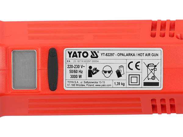 Celtniecības fēns 3000 W YATO YT-82297 - Image 7