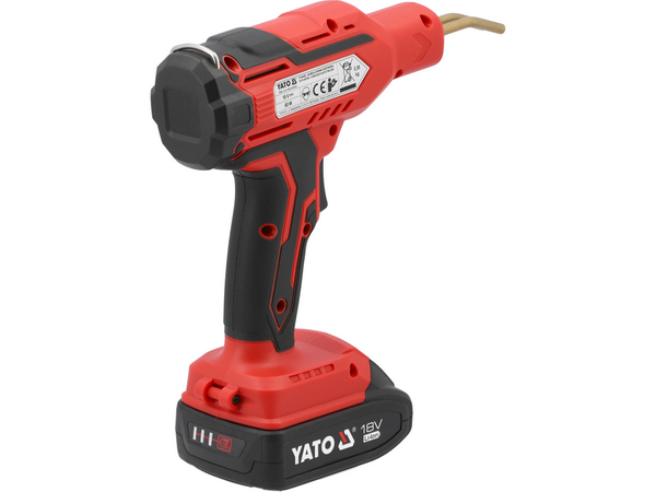 Plastmasas metināšanas iekārta ar piederumiem, 18V, (2Ah, BMC) YATO YT-824482 - Image 2