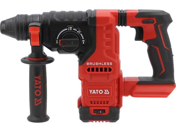 SDS+ 18V triecienurbjmašīna bez akumulatora (bezsuku) YATO YT-827726 - Image 2