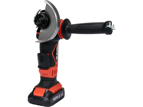 Akumulatora leņķa slīpmašīna (fleksis) 18V + 1 akumulators. YATO YT-82826 - Image 3