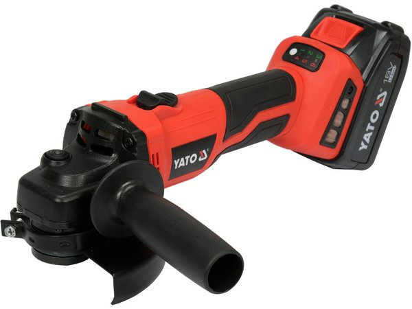 Akumulatora leņķa slīpmašīna (fleksis) 18V 125 mm YATO YT-828294