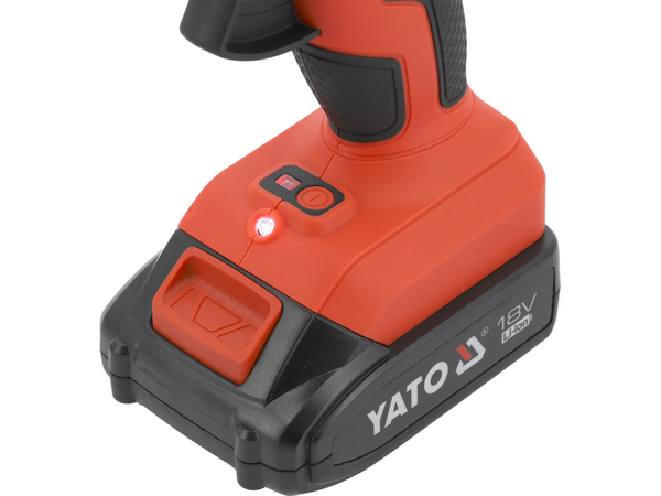 18V AKUMULATORA KARSTĀS LĪMES PISTOLE AR AKUMULATORU UN LĀDĒTĀJU,11mm LĪMES STIEŅI, YATO YT-82854 18V AKUMULATORA KARSTĀS LĪMES PISTOLE AR AKUMULATORU UN LĀDĒTĀJU,11mm LĪMES STIEŅI, YATO YT-82854 - Image 8