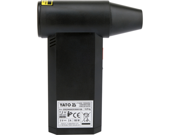 Pārnēsājams turbopūtējs 135 000 apgr./min YATO YT-82938 Pārnēsājams turbopūtējs 135 000 apgr./min YATO YT-82938 - Image 5