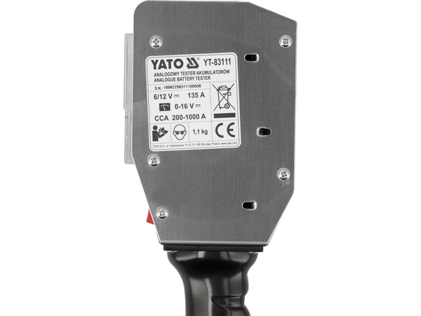 6/12 V akumulatora testeris YATO YT-83111 - Image 6