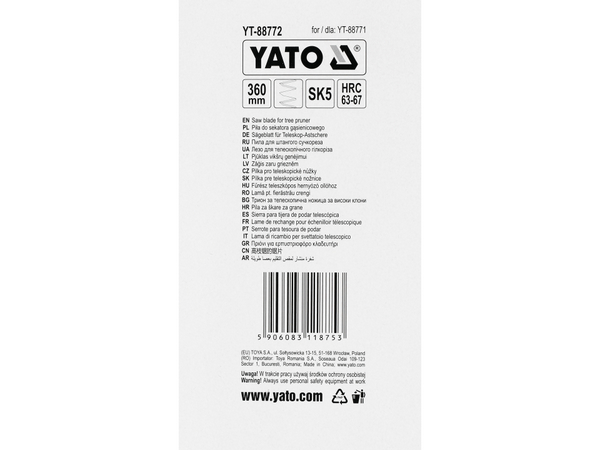 Kātu griezējzāģis YATO YT-88772 - Image 3