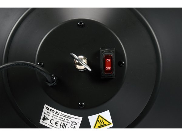 Griestu infrasarkanais sildītājs 1500 W + tālvadības pults YATO YT-99501 - Image 4