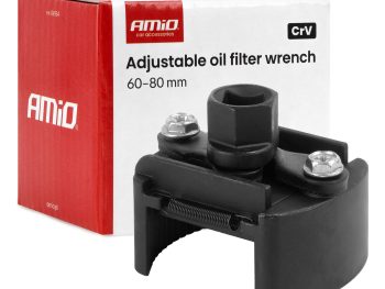 Regulējama eļļas filtra atslēga 60-80 mm CrV AMIO-04954