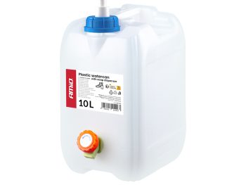 Plastmasas ūdens kanna ar ziepju dozatoru 10L AMIO-05146