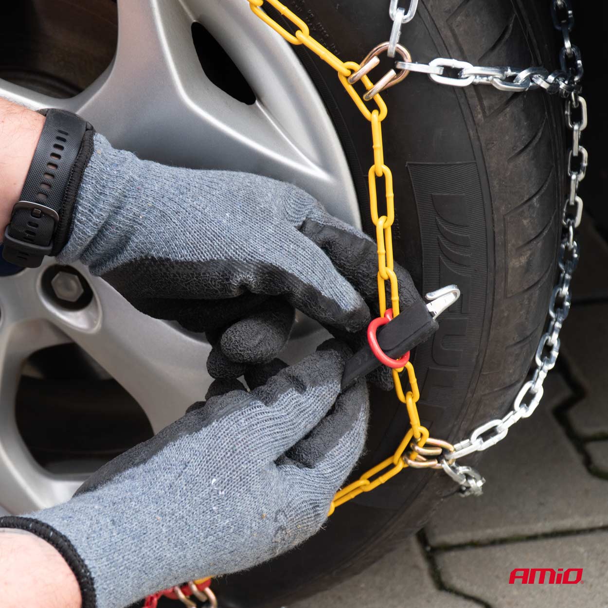 Sniega ķēdes 12 mm KN-130 AMIO-02107 Sniega ķēdes 12 mm KN-130 AMIO-02107 - Image 9