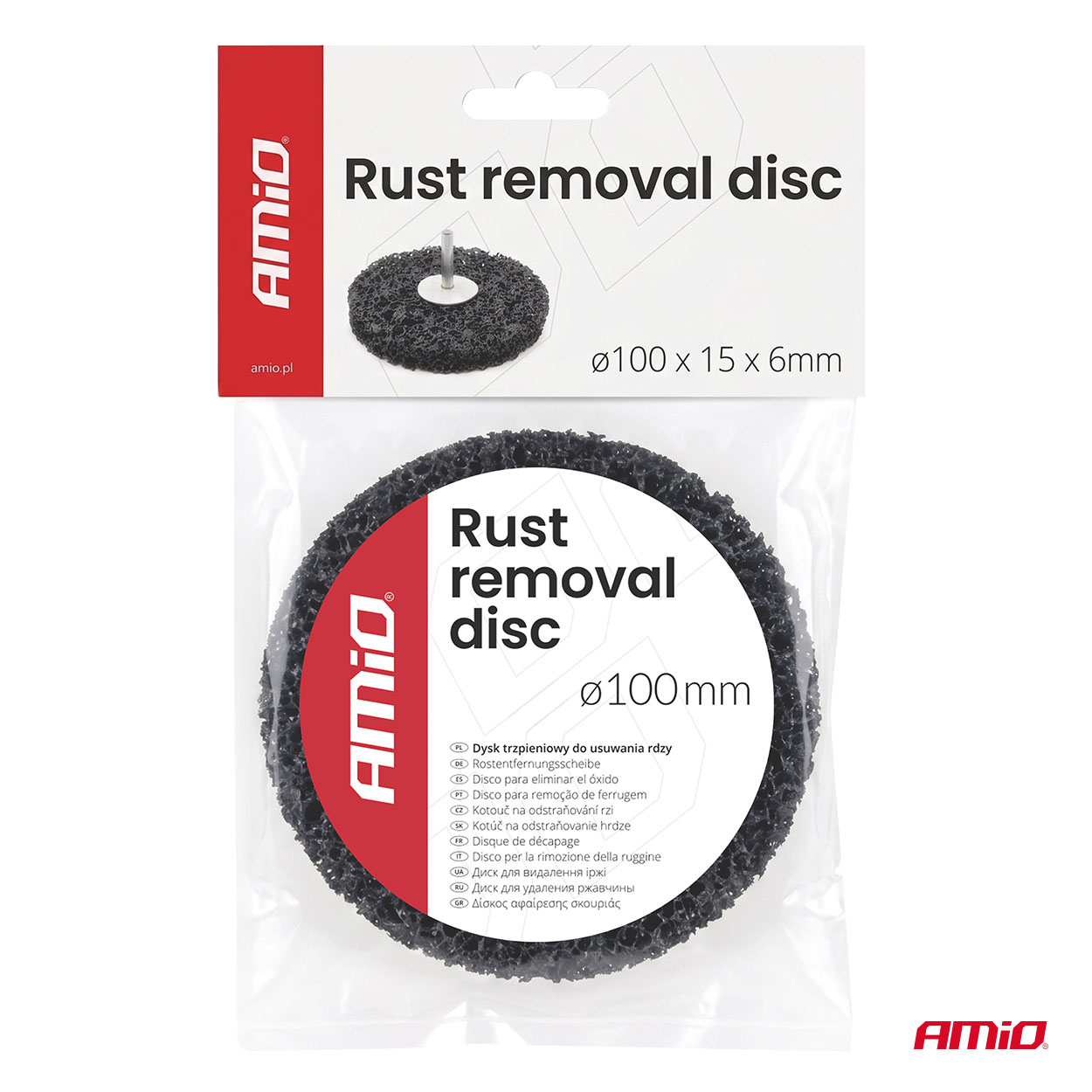 Rūsas noņemšanas disks 100x15x6mm AMIO-04927 - Image 7