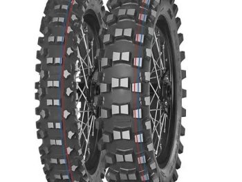 90/100-12 MITAS TERRA FORCE-MX IT 46M TT red&blue