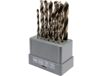 Metāla urbju komplekts HSS 1–10 mm, 19 gab. STHOR 21999