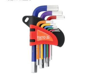 SEŠSTŪRA ATSLĒGU KOMPLEKTS 1,5-10mm, 9 DAĻU, YATO YT-05650