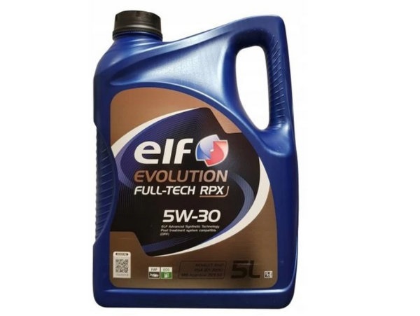 Motora eļļa ELF 5W30 EVOLUTION FULLTECH RPX 5L, RN0700, RN0710