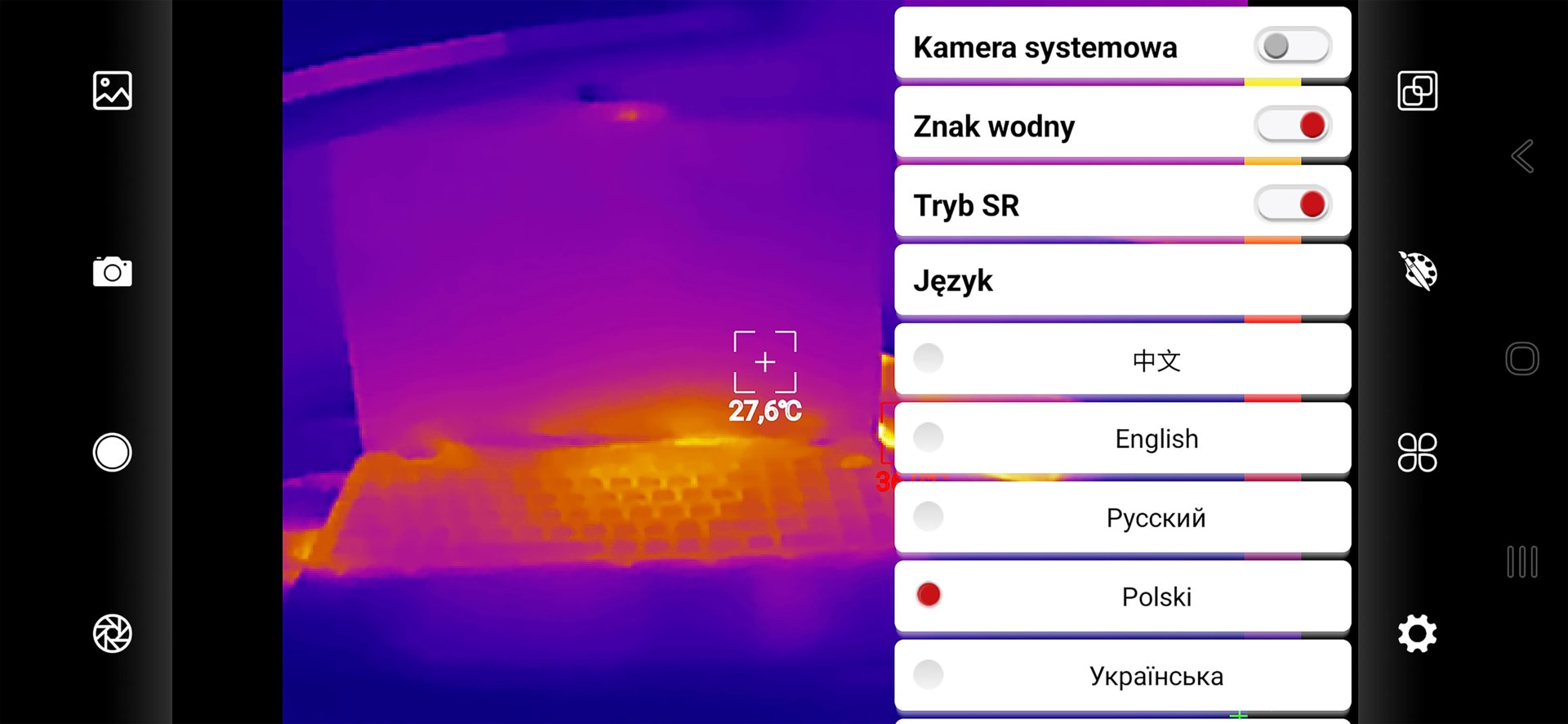 Termo kamera 256x192 līdz 512 x 384px, 25Hz ar USB-C savienojumu Android ierīcēm, YATO YT-72930 - Image 6